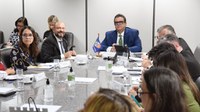 Ministro da Previdência Social realiza reunião de supervisão e alinhamento de estratégias com o INSS