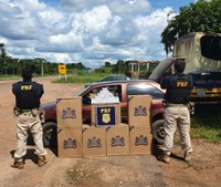 PRF apreende carregamento de cigarros contrabandeados em Senador Guiomard-AC.