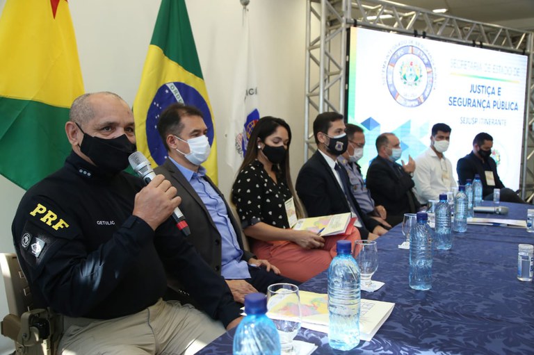 Superintendente da PRF no Acre participa de evento da SEJUSP