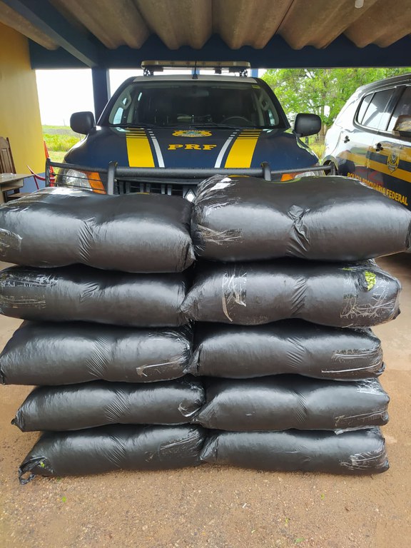 PRF apreende 90 quilos de folhas de coca, em Senador Guiomard