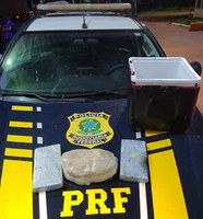PRF apreende quase 4 kg de cocaína em Acrelândia-AC