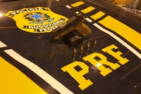 Condutor é preso por porte ilegal de arma de fogo e munições