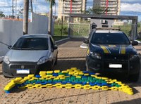 Policia Rodoviária Federal prende homem que transportava 155kg de cocaína