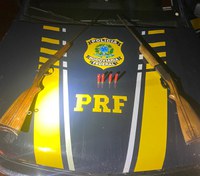PRF apreende espingardas e munições em Bujari, no Acre