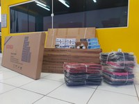 PRF apreende materiais importados sem documentação alfandegária de entrada no país