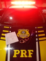 Homem é preso pela PRF por dirigir sob efeito de álcool