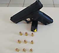 PRF apreende arma de fogo e munições em Bujari-AC