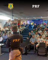 PRF realiza palestra educativa para funcionários da Energisa AC em Rio Branco-AC.
