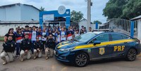 PRF realiza palestra para alunos do ensino médio em escola de Rio Branco - AC