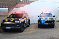 PRF recebe 4 novas viaturas operacionais no Acre