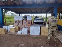 PRF apreende mais de 13 mil maços de cigarros contrabandeados em Senador Guiomard/AC
