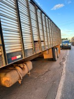 PRF recupera caminhão com restrição de roubo na BR-364