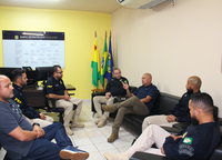 PRF no Acre recebe visita do Adido da Embaixada dos EUA no Brasil