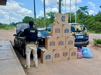 PRF apreende cigarros e mercadorias estrangeiras na BR-364/AC