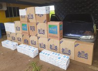 PRF apreende 11 mil maços de cigarros contrabandeados após acompanhamento tático em Rio Branco/AC