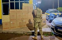PRF apreende grande quantidade de cigarros contrabandeados em Senador Guiomard/AC