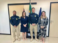 A Superintendência da Polícia Rodoviária Federal em Alagoas recebe nova Superintendente da Polícia Federal do Estado em visita de cortesia