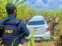 Polícia Rodoviária Federal e Tigre (PC) recuperam veículo roubado em Rio Largo/AL