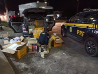 PRF apreende quase 10 mil produtos sem nota fiscal em São Sebastião/AL