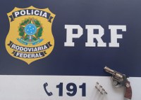 PRF em Alagoas prende homem por porte ilegal de arma em São Sebastião