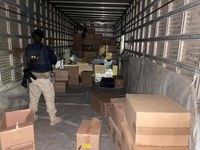 PRF apreende mercadoria sem Nota Fiscal em São Miguel dos Campos/AL