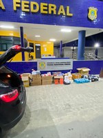 PRF apreende cerca de 4.000 produtos eletrônicos sem nota fiscal, em União dos Palmares