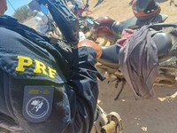 PRF apreende duas motocicletas com sinais identificadores adulterados em Dois Riachos/AL