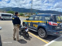 PRF recupera motocicleta de homem vítima de estelionato em União dos Palmares/AL