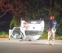 PRF e PM prendem indivíduo que estava cometendo assaltos em Pilar/AL com um veículo roubado