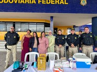 PRF, com apoio do SEST/SENAT e da Secretaria Municipal de Rio Largo, realiza comando de saúde preventivo