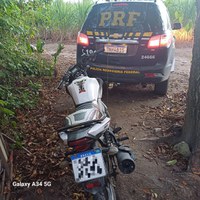 PRF recupera motocicleta roubada em Rio Largo/AL