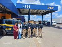 PRF realiza Comando de Saúde, em São Miguel dos Campos/AL