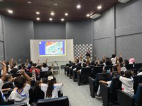 PRF/AL recebe crianças na Superintendência durante a Semana Nacional de Trânsito