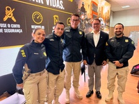 PRF participa da abertura do Maio Amarelo no Detran