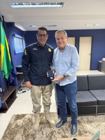 PRF em Alagoas recebe a visita do vice-governador de Alagoas, Ronaldo Lessa