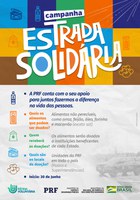 PRF lança campanha beneficente ESTRADA SOLIDÁRIA