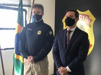 Superintendente da Polícia Rodoviária em Alagoas se encontra com o Superintendente da Polícia Federal para reafirmar parcerias