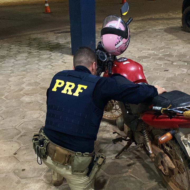 Mais uma moto recuperada