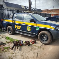 Em Ferreira Gomes, PRF cumpre mandado de prisão e apreende duas motosserras sem registro ambiental