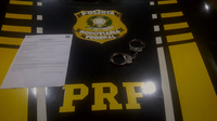 Homem com mandado de prisão em aberto por estupro de vulnerável é preso pela PRF