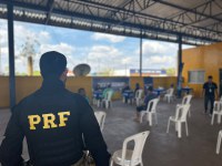 PRF promove Comando de Saúde na BR-210