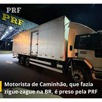Motorista de caminhão, que fazia "zigue-zague" em rodovia, é preso pela PRF em Macapá AP