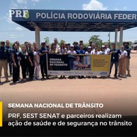 PRF, SEST SENAT e parceiros realizam ação de saúde em Macapá
