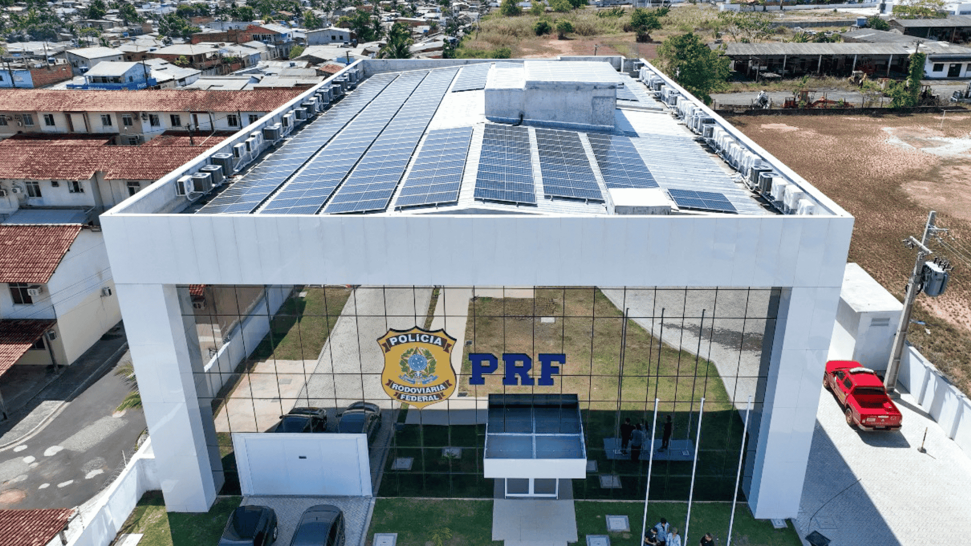 A nova Sede possui geração de energia limpa.