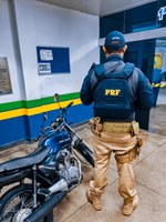 PRF-AM apreende motocicleta adulterada na BR-319