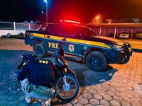 PRF-AM apreende motocicleta com elementos de identificação veicular adulterados