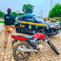 PRF apreende motocicleta adulterada na BR-174