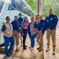 PRF promove ação educativa no Terminal Rodoviário de Manaus