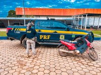 PRF recupera na BR-174 motocicleta adulterada