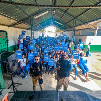 GETRAN-AM realiza ação educativa em escola